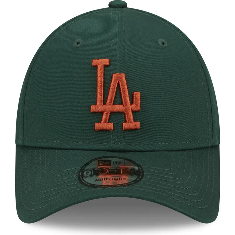 curva-marron-9forty-league-essential-los-angeles-dodgers-mlb-new-era
