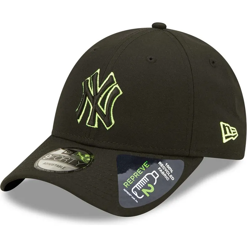 curva-snapback-9forty-neon-pack-repreve-new-york-yankees-mlb-new-era