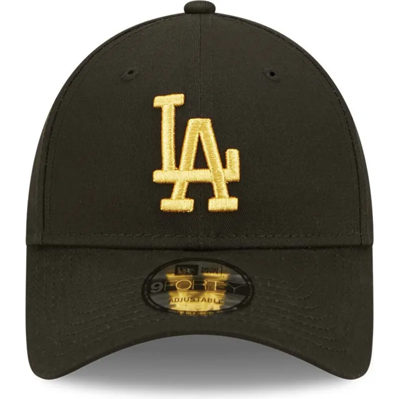 curva-dorado-9forty-metallic-los-angeles-dodgers-mlb-new-era