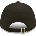 new-era-curved-brim-golden-logo-9forty-metallic-los-angeles-dodgers-mlb-black-adjustable-cap