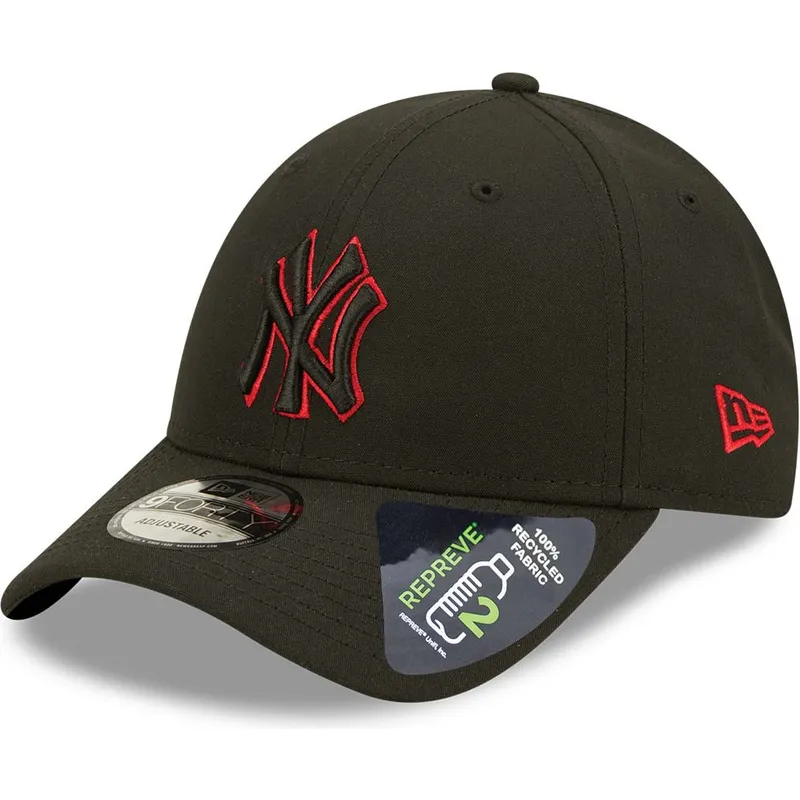 curva-snapback-9forty-neon-pack-repreve-new-york-yankees-mlb-new-era curva-snapback-9forty-neon-pack-repreve-new-york-yankees-mlb-new-era