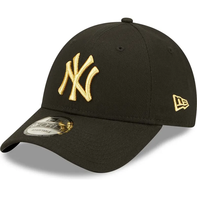 curva-dorado-9forty-metallic-new-york-yankees-mlb-new-era curva-dorado-9forty-metallic-new-york-yankees-mlb-new-era