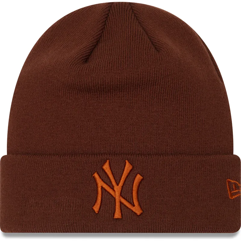 marron-league-essential-cuff-new-york-yankees-mlb-new-era