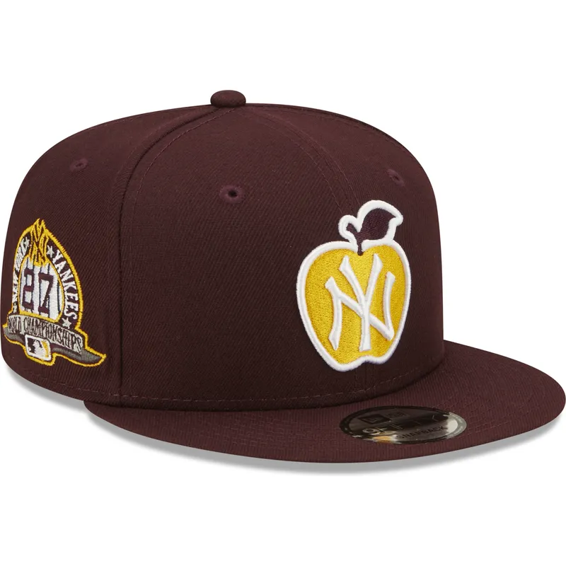 plana-snapback-granate-9fifty-ny-apple-new-york-yankees-mlb-new-era