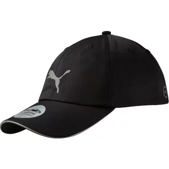 Καπέλο Puma με καμπυλωτό γείσο για τρέξιμο, μαύρο, ρυθμιζόμενο