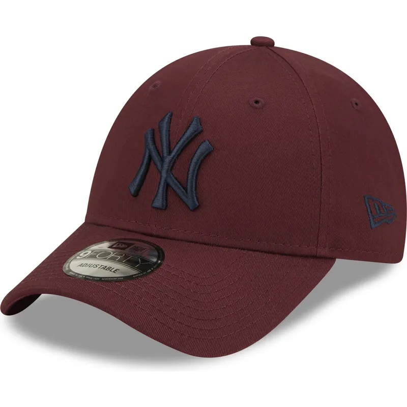 curva-granate-9forty-league-essential-new-york-yankees-mlb-new-era