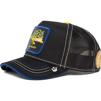 Goorin Bros. Toad Big Mouth Puck Yeah The Farm Black and Blue Trucker Hat
