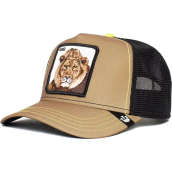 Goorin Bros. Λιοντάρι Βασιλιάς Αντανακλαστικό Το Καπέλο Τρακτέρα Της Φάρμας Καφέ