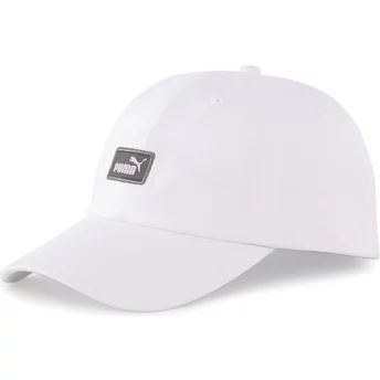 Καπέλο Puma Curved Brim Essentials III Λευκό Ρυθμιζόμενο