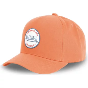 Καπέλο Von Dutch με καμπυλωτό γείσο Kustom Kulture COL LORA Πορτοκαλί Snapback
