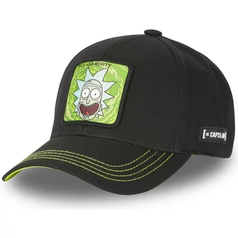 Καπέλο Capslab με καμπυλωτή άκρη Rick Sanchez CASB RI2 Rick και Morty Μαύρο Ρυθμιζόμενο Καπέλο
