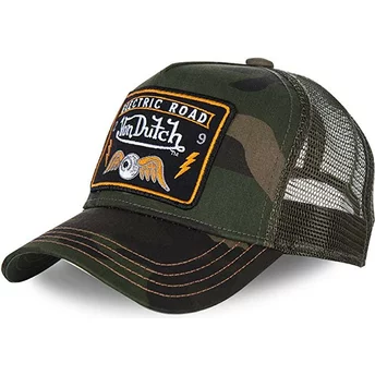 Von Dutch SQUARE4 Camouflage Trucker Hat