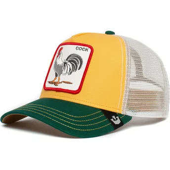 Καπέλο Φορτηγατζή Goorin Bros. Πετεινός The Cock The Farm Κίτρινο, Λευκό και Πράσινο.