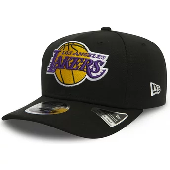 Νέα Εποχή Καμπυλωτό Περίγραμμα 9FIFTY Ελαστικό Snap Λος Άντζελες Λέικερς NBA Μαύρο Snapback Καπέλο