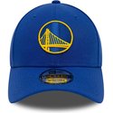 new-era-curved-brim-9forty-the-league-golden-state-warriors-nba-blue-adjustable-cap
