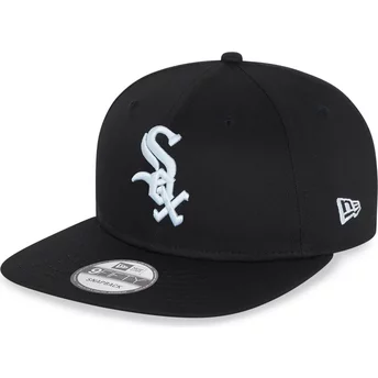 Νέα Εποχή Επίπεδο Χείλος 9FIFTY Απαραίτητο Σικάγο White Sox MLB Μαύρο Καπέλο Snapback