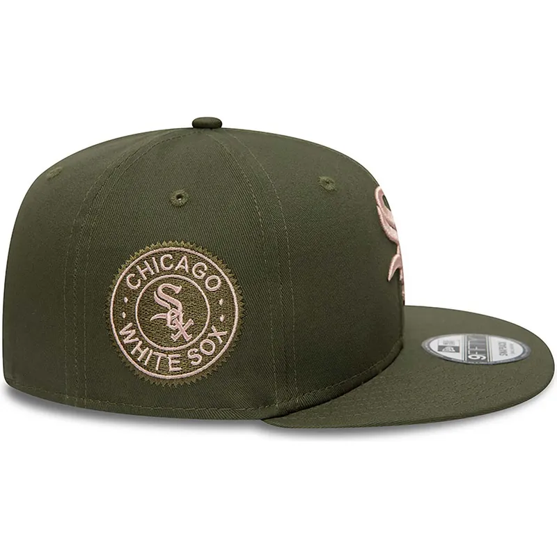 plana-snapback-rosa-9fifty-side-patch-chicago-white-sox-mlb-new-era