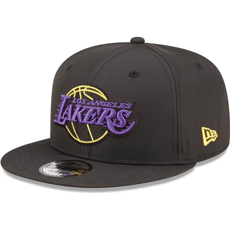 new-era-flat-brim-9fifty-neon-pack-los-angeles-lakers-nba-black-snapback-cap