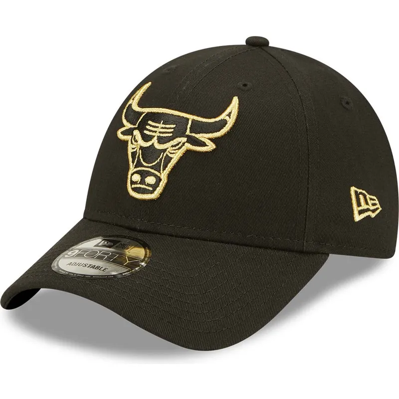 curva-dorado-9forty-metallic-chicago-bulls-nba-new-era