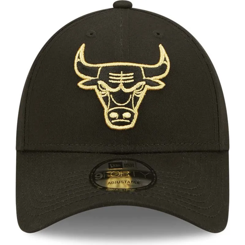 curva-dorado-9forty-metallic-chicago-bulls-nba-new-era