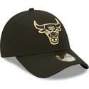 curva-dorado-9forty-metallic-chicago-bulls-nba-new-era