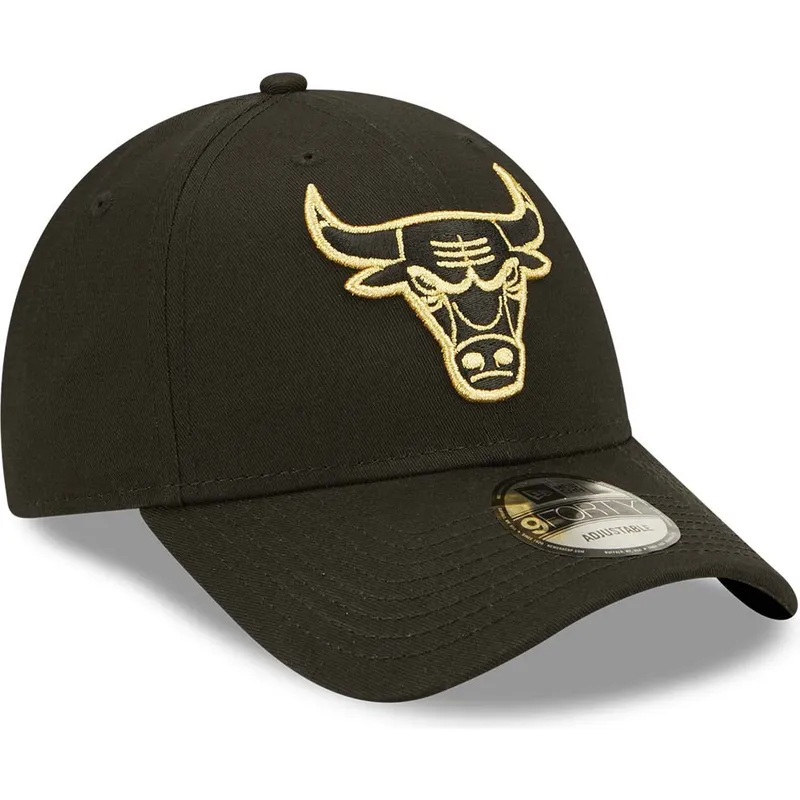curva-dorado-9forty-metallic-chicago-bulls-nba-new-era