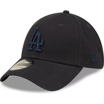 Νέα Εποχή Καμπυλωτό Γείσος Σκούρο Μπλε Λογότυπο 39THIRTY League Essential Λος Άντζελες Dodgers MLB Σκούρο Μπλε Προσαρμοσμένο Καπ