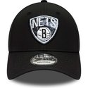 new-era-curved-brim-9forty-print-infill-brooklyn-nets-nba-black-adjustable-cap