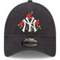 curva-9forty-flower-new-york-yankees-mlb-new-era