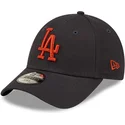 curva-marron-9forty-league-essential-los-angeles-dodgers-mlb-new-era
