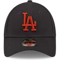 curva-marron-9forty-league-essential-los-angeles-dodgers-mlb-new-era