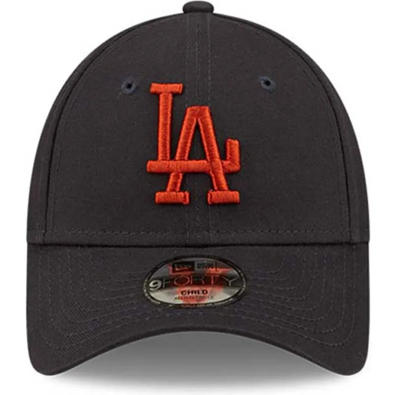 curva-marron-9forty-league-essential-los-angeles-dodgers-mlb-new-era