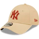 curva-marron-9forty-league-essential-new-york-yankees-mlb-new-era