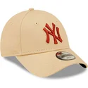 curva-marron-9forty-league-essential-new-york-yankees-mlb-new-era
