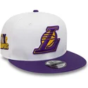 plana-snapback-9fifty-crown-patches-champions-los-angeles-lakers-nba-new-era