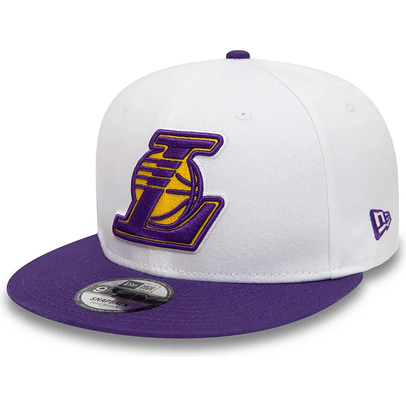 plana-snapback-9fifty-crown-patches-champions-los-angeles-lakers-nba-new-era