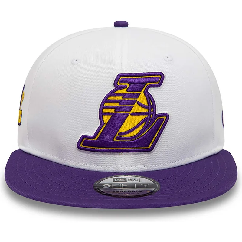 plana-snapback-9fifty-crown-patches-champions-los-angeles-lakers-nba-new-era