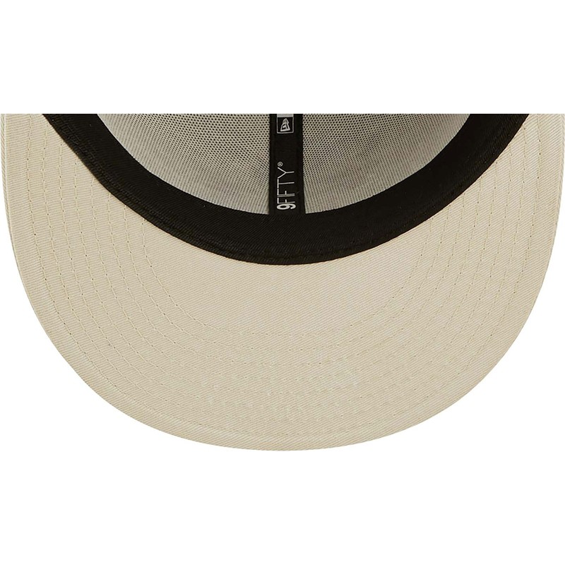 new-era-flat-brim-9fifty-flower-chicago-white-sox-mlb-beige-snapback-cap