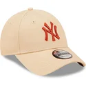 curva-marron-9forty-league-essential-new-york-yankees-mlb-new-era