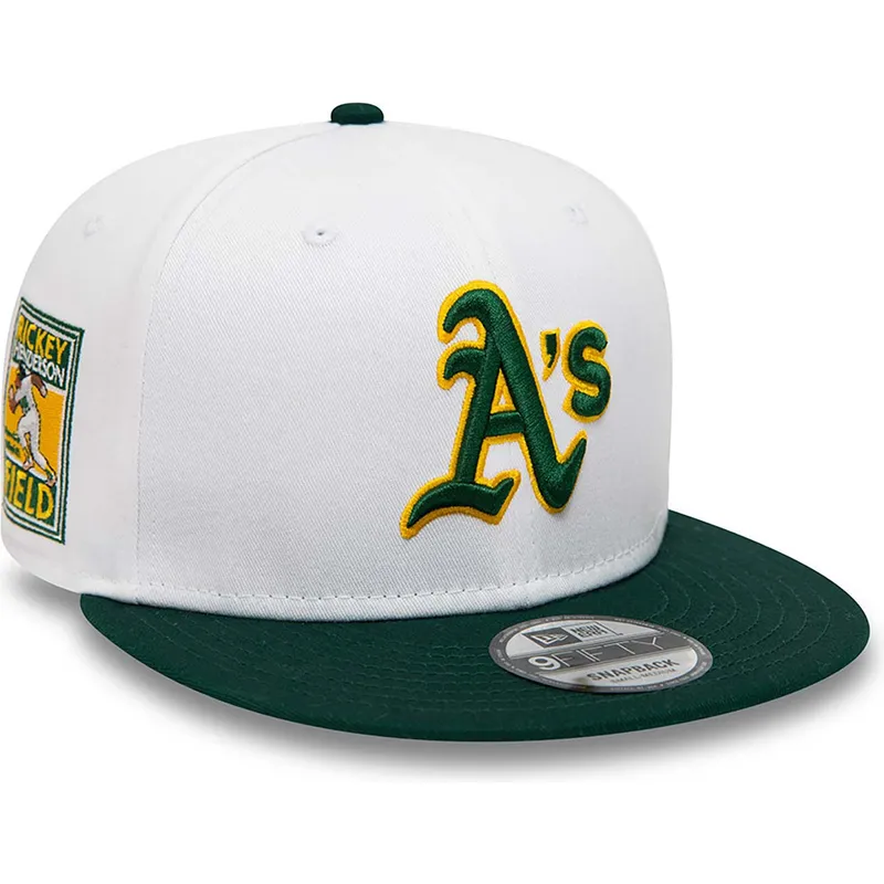 plana-snapback-rickey-henderson-9fifty-crown-patches-oakland-athletics-mlb-new-era