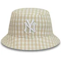 bucket-beige-para-mujer-tapered-gingham-new-era