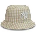 bucket-beige-para-mujer-tapered-gingham-new-era