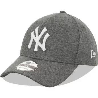 Νέα Εποχή Καμπυλωτή Περίμετρος 9FORTY Φανέλα New York Yankees MLB Γκρι Ρυθμιζόμενο Καπέλο