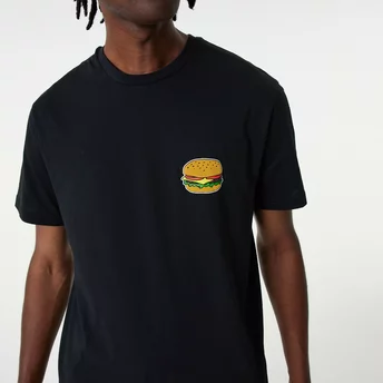 Μαύρο Μπλουζάκι με Γραφικά Φαγητού New Era Good Burger Good Life