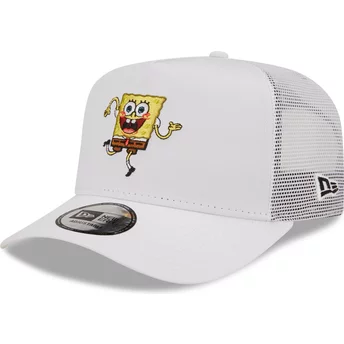 Καπέλο φορτηγατζή New Era A Frame SpongeBob SquarePants λευκό