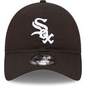 new-era-curved-brim-9twenty-league-essential-chicago-white-sox-mlb-black-adjustable-cap