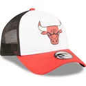 new-era-a-frame-team-colour-chicago-bulls-nba-white-black-and-red-trucker-hat