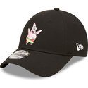 new-era-curved-brim-patrick-star-9forty-spongebob-squarepants-black-adjustable-cap