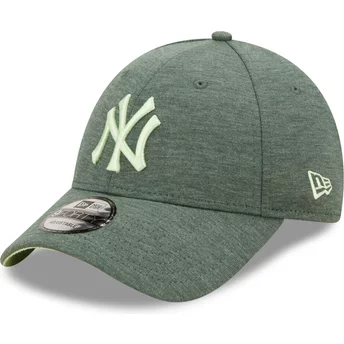 Νέα Εποχή Καμπυλωτό Περίγραμμα Πράσινο Λογότυπο 9FORTY Φανέλα Απαραίτητη Νέα Υόρκη Γιάνκις MLB Πράσινο Ρυθμιζόμενο Καπέλο
