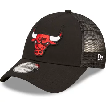 Νέα Εποχή Α Πλαίσιο Αρχικό Πεδίο Σικάγο Μπουλς NBA Μαύρο Ρυθμιζόμενο Καπέλο Οδηγού Φορτηγού